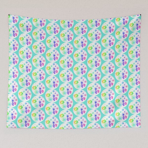 Item preview, Rainbow marker floral painting | Rainbow marker flowers drawing designed and sold by lausn.
