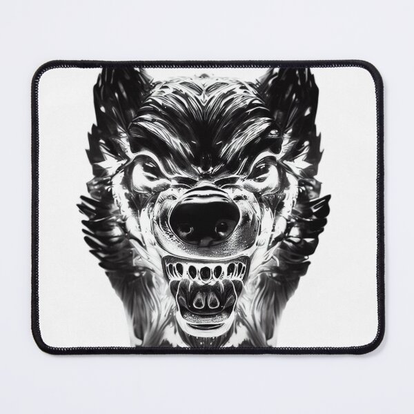 Item preview, Glass wolf art designed and sold by MantasDesign17.