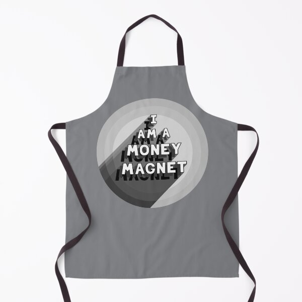 Item preview, Wealth Mantra, I am a Money Magnet, in gray scale designed and sold by Anomalypark.