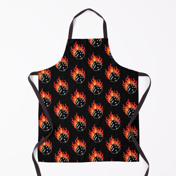 Item preview, Flaming Dice! designed and sold by SideQuest - Scribbled Chaos!.