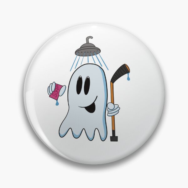 Item preview, Shower Time - Ice Hockey Ghost designed and sold by HockeyGhost.