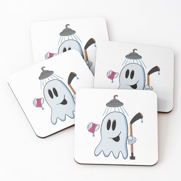 Item preview, Shower Time - Ice Hockey Ghost designed and sold by HockeyGhost.