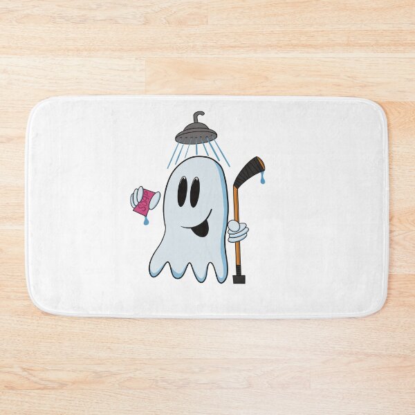 Item preview, Shower Time - Ice Hockey Ghost designed and sold by HockeyGhost.