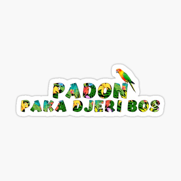 Aperçu de l'œuvre Padon paka djéri bos - proverbe antillais créée et vendue par West indian touch.