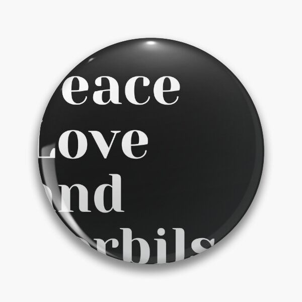 Item preview, Peace Love and Gerbils t-shirt designed and sold by clbtee.