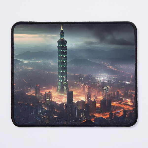 Item preview, Metropolis Unveiled: Towering Futuristic Horizon designed and sold by Wallart-Nisyo.