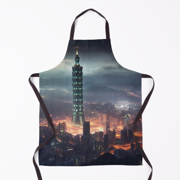 Item preview, Metropolis Unveiled: Towering Futuristic Horizon designed and sold by Wallart-Nisyo.