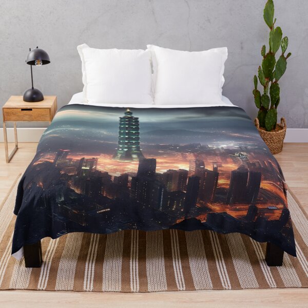 Item preview, Metropolis Unveiled: Towering Futuristic Horizon designed and sold by Wallart-Nisyo.