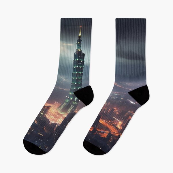 Item preview, Metropolis Unveiled: Towering Futuristic Horizon designed and sold by Wallart-Nisyo.