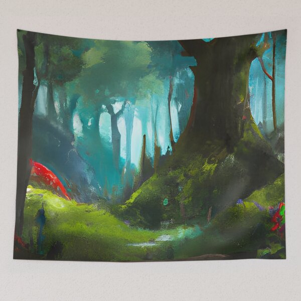 Item preview, Old tree in the forest artwork designed and sold by brandway.