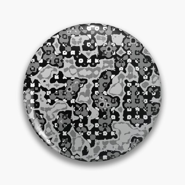 Aperçu de l'œuvre Monochrome Abstract Pattern with White Petals créée et vendue par Trevor Hirst.