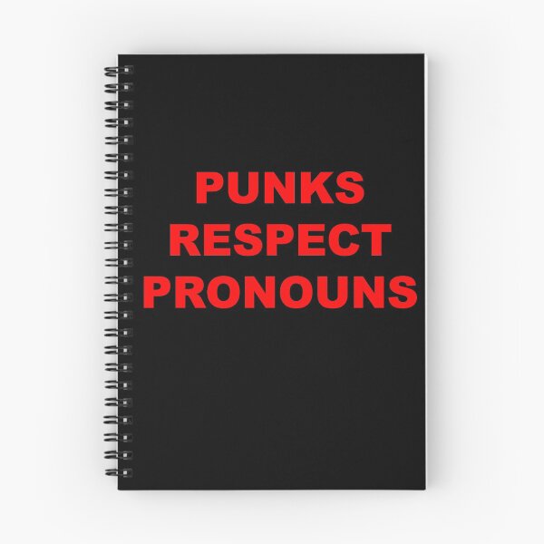 Item preview, PUNKS RESPECT PRONOUNS designed and sold by Vyscera C.