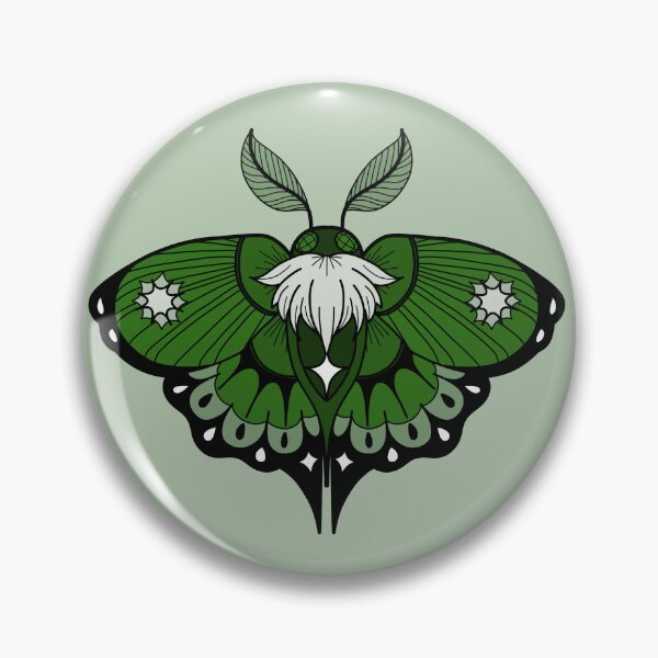 Item preview, Constellation Moth Dark Green designed and sold by Xyluxus.