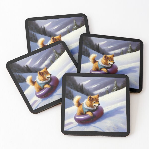 Item preview, Dog Snow Tubing designed and sold by CrankyOldDude.