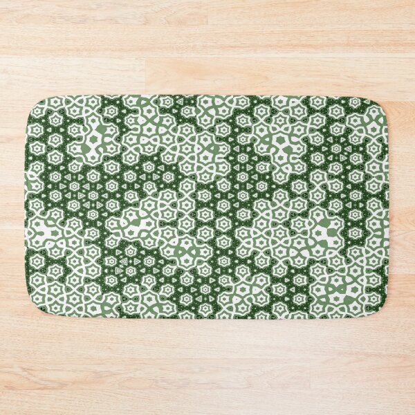 Item preview, Floral Pattern in Shades of Green designed and sold by Trevor Hirst.