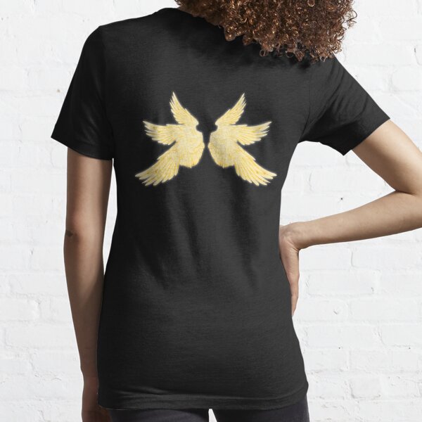 Gold Wings T Shirts Redbubble - golden wings another verse roblox
