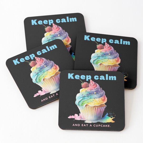 Item preview, Keep Calm And Eat a Cupcake - Gifts for Cupcake Lovers designed and sold by Level-Fourty.