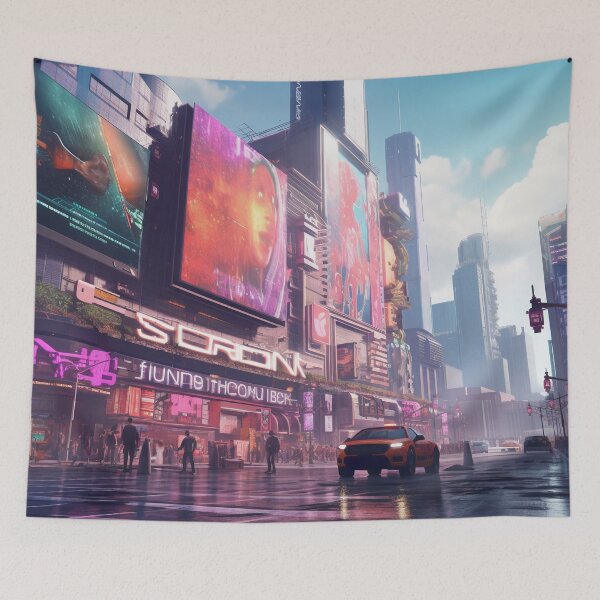 Item preview, High-Tech Urban Landscape designed and sold by cyberartmaker.