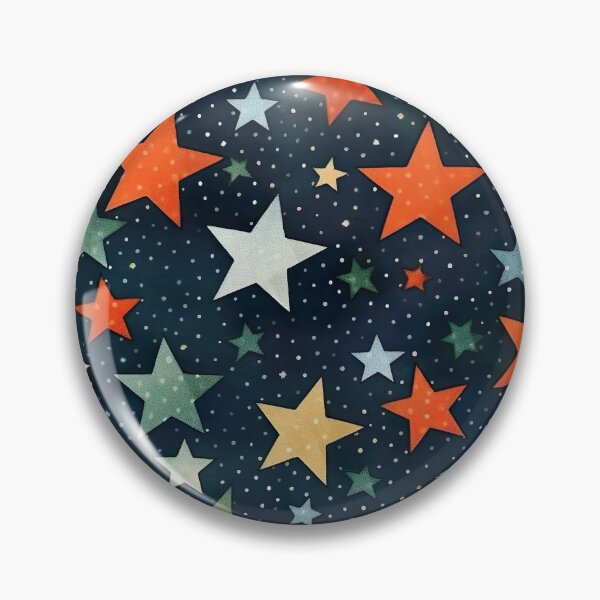 Item preview, Colorful star pattern designed and sold by unknown-places.