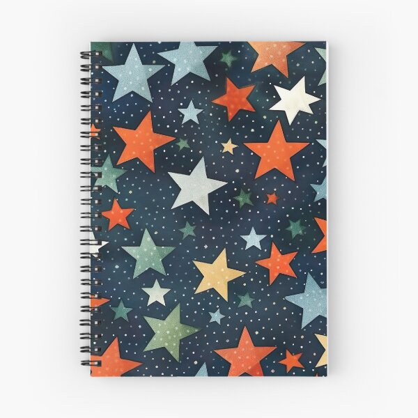 Item preview, Colorful star pattern designed and sold by unknown-places.
