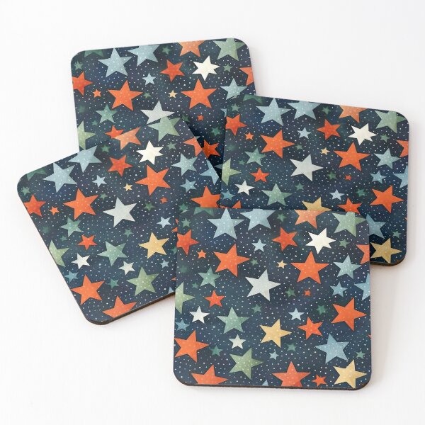 Item preview, Colorful star pattern designed and sold by unknown-places.