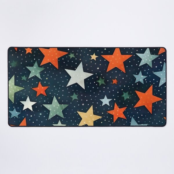 Item preview, Colorful star pattern designed and sold by unknown-places.