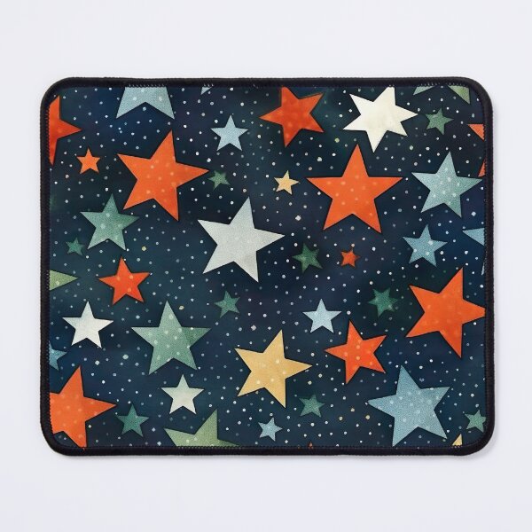 Item preview, Colorful star pattern designed and sold by unknown-places.