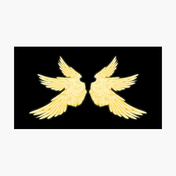 Gold angel Wings by ArtlandStudio, Redbubble