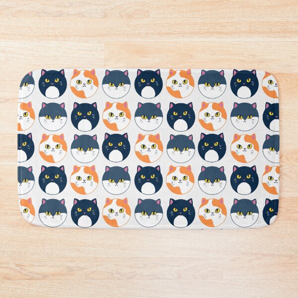 Item preview, Cute round cat faces  designed and sold by Yarafantasyart.