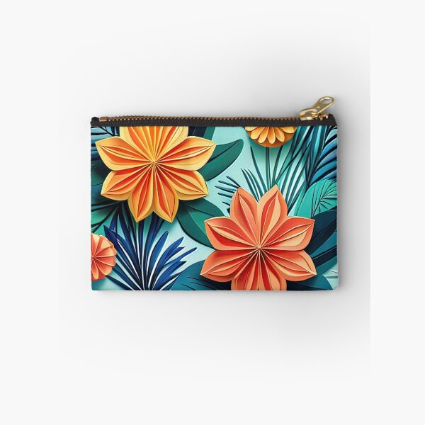 Aperçu de l'œuvre Rêverie de jardin artistique : motif de fleurs vectorielles harmonieux d'expression florale 3D tendance - Design haut de gamme créée et vendue par Jisoo Flowers.