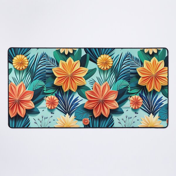 Item preview, Artistic Garden Reverie: Trending 3D Floral Expression Seamless Vector Flowers Pattern - Premium Design designed and sold by Jisoo Flowers.