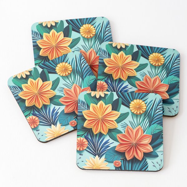 Item preview, Artistic Garden Reverie: Trending 3D Floral Expression Seamless Vector Flowers Pattern - Premium Design designed and sold by Jisoo Flowers.