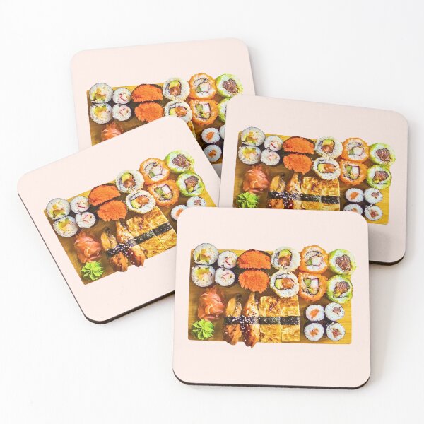 Item preview, Sushi and Sashimi Bento Box Sticker designed and sold by jade-anthony.