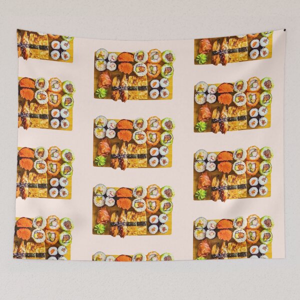 Item preview, Sushi and Sashimi Bento Box Sticker designed and sold by jade-anthony.