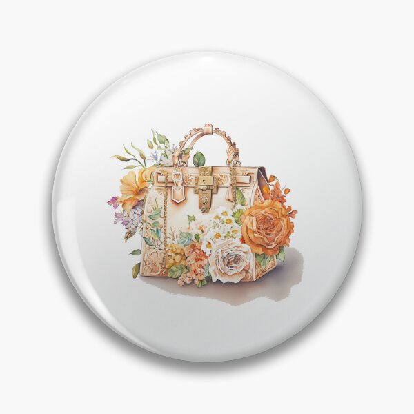 Artikelvorschau, Luxuriöse Designer-Tasche mit Blumenmuster entworfen und verkauft von DreamiDreams.