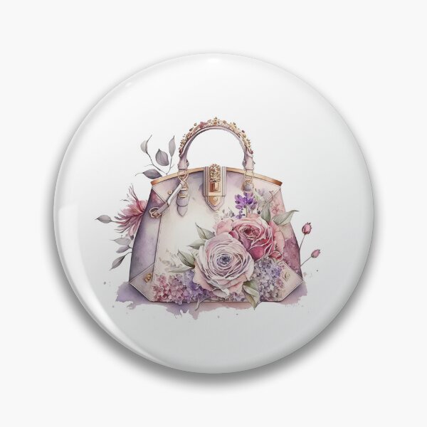 Artikelvorschau, Luxuriöse Designer-Tasche mit Blumenmuster entworfen und verkauft von DreamiDreams.