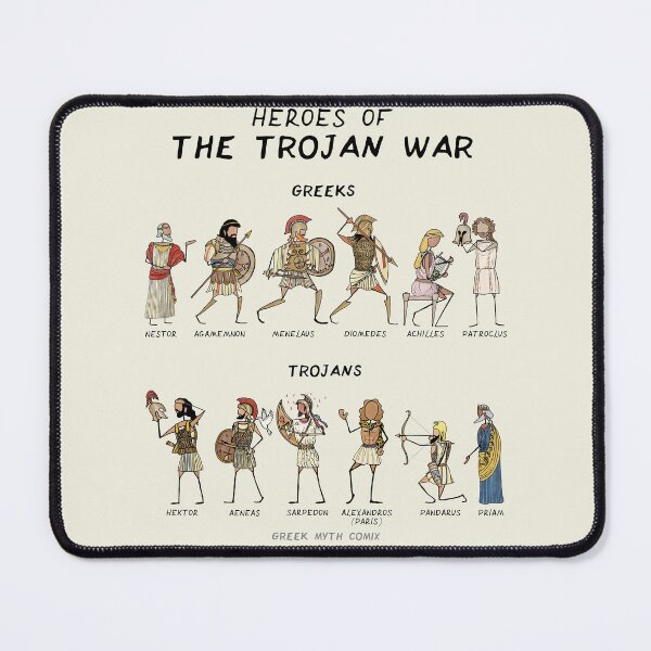 Item preview, Heroes of the Trojan War - Greek Myth Comix designed and sold by GreekMythComix.
