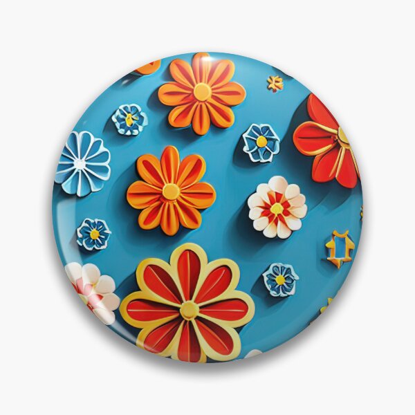 Item preview, Unfolding Nature's Beauty: Eye-catching 3D Flower Art  Seamless Vector Flowers Pattern - Premium Design designed and sold by Jisoo Flowers.
