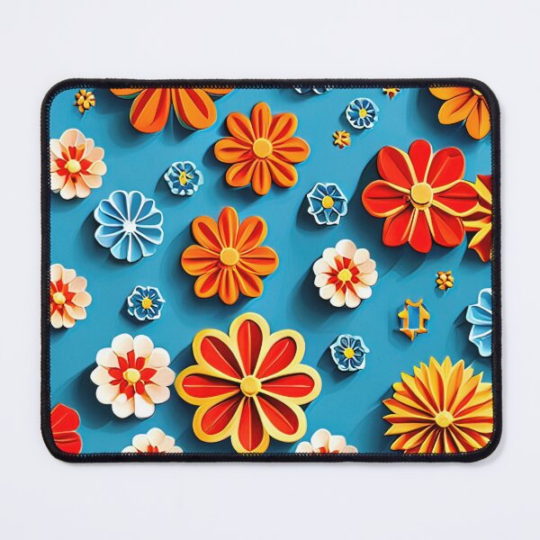 Item preview, Unfolding Nature's Beauty: Eye-catching 3D Flower Art Seamless Vector Flowers Pattern - Premium Design designed and sold by Jisoo Flowers.