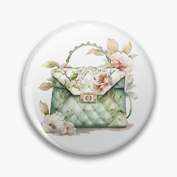 Artikelvorschau, Luxuriöse Designer-Tasche mit Blumenmuster entworfen und verkauft von DreamiDreams.