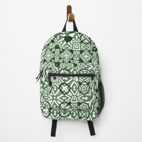Artikelvorschau, Geometric Abstract Pattern in Shades of Green and White entworfen und verkauft von Trevor Hirst.