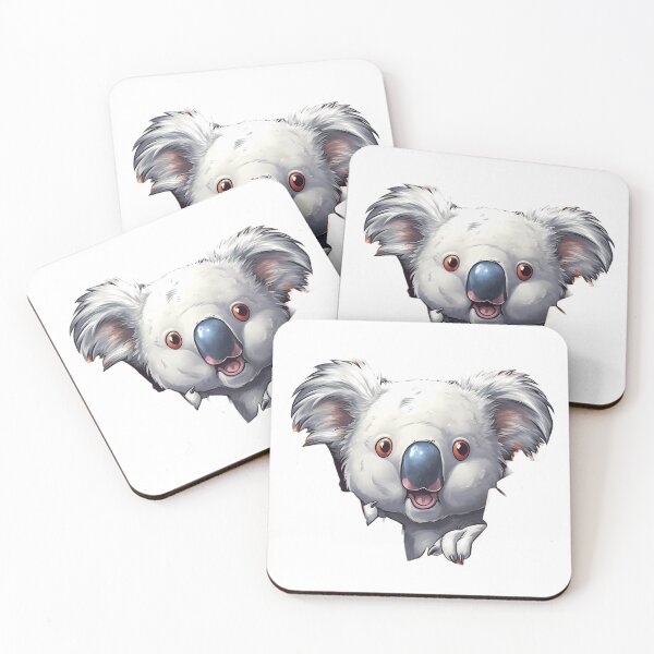 Item preview, Cute koala bursting through print designed and sold by Nosy is Everything.
