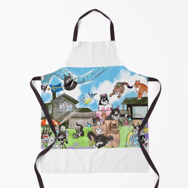 Item preview, Summer House Cat Party designed and sold by HappyPawtraits.