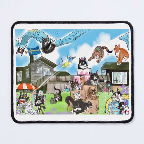 Item preview, Summer House Cat Party designed and sold by HappyPawtraits.