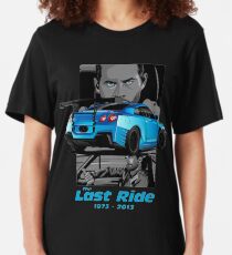 The Last Ride - Paul Walker - GT-R Slim Fit T-Shirt