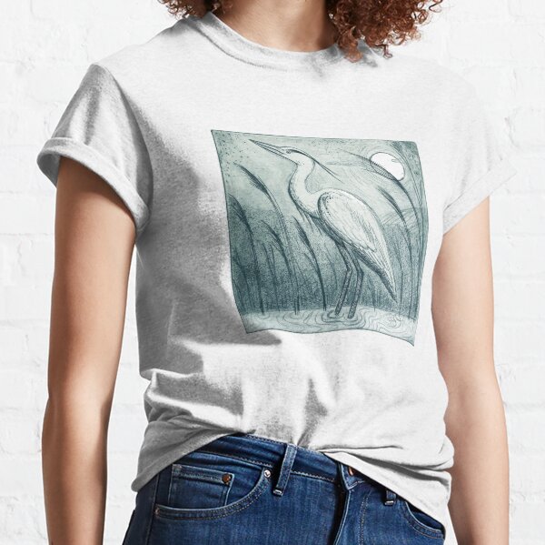 Grey Heron Classic T-Shirt