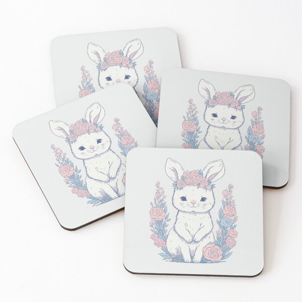 Item preview, Rabbits and Flowers Dance designed and sold by pigipeach.