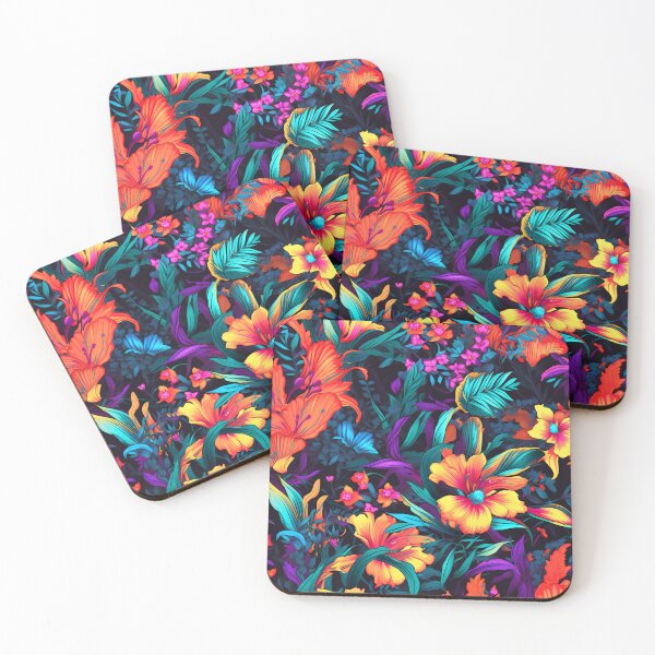 Item preview, Primeval Blossom: A Vibrant Rhythm of Flowers designed and sold by achentouf.