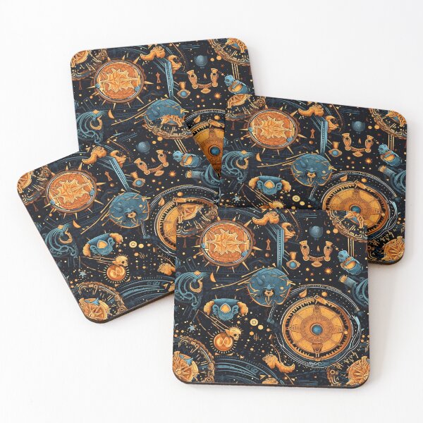 Item preview, Cosmic Fantasy Pattern - Vintage Time Machines designed and sold by GiveMeMood.