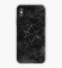 Men of Letters Leather Dark iPhone Case